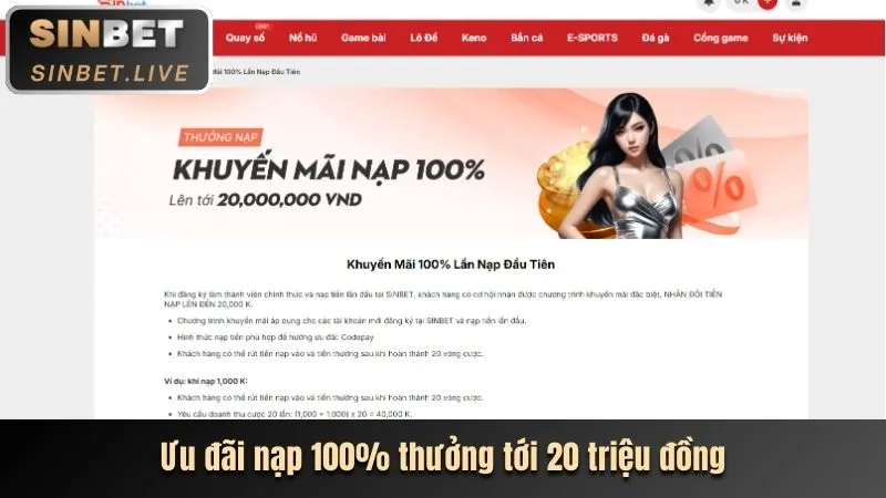 Ưu đãi nạp tiền lần đầu tại 77loc khuyến mãi